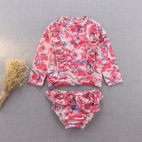 New Baby Split Swimsuit Bikini Long-sleeved Sunscreen
