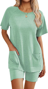 Breathable Home Sportwear Casual Slimming Two-Piece Set