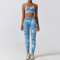 Camouflage Printing Seamless Yoga Suit