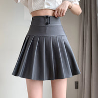 Women's Spring And Autumn Elastic Waist High Waist Skirt