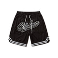 Brand Letter Embroidery Stitching Casual Shorts