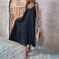 Fresh Sweet And Elegant Mid-length Sleeveless Dress