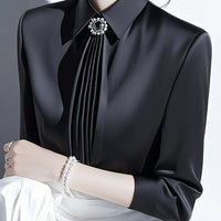 Spring French-style Top With A Luxurious And Sophisticated Feel