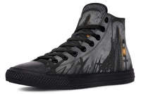 Printed Couple High Top Canvas Shoes
