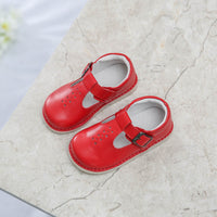 Children's English Style Small Leather Shoes
