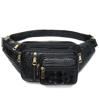 Oil Wax Leather Retro Cowhide Crossbody Chest Bag