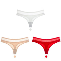 Cotton low-rise seamless women's briefs