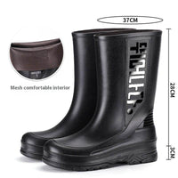 Fashion Middle Women's Non-slip Rain Boots