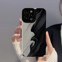 Wave Pattern Veneer Phone Case