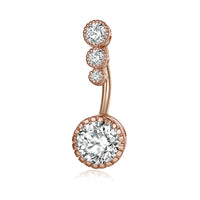 Sexy simple belly button ring