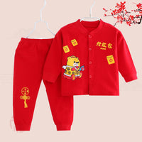 Newborn Full Moon 100 Days Pure Cotton Two Piece Set