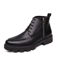 Korean version of plus warm Martin boots