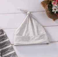 Striped Button Decoration Long-sleeved Children's Suit