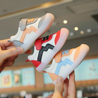 Stitching Breathable Mesh Baby Toddler Shoes