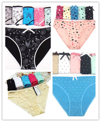Women's printed low-rise briefs