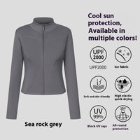 Sports Yoga Jacket Women's Long-sleeved Outdoor Sun-proof Workout Clothes