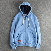 Cardigan Sweater Men's All-match Casual Solid Color Hoodie Fashion
