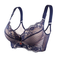 New large size four-row adjustable bra