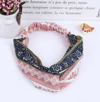 Printed headband elastic hairband