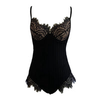 One-piece lace swimsuit