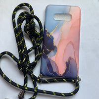 Marble Samsung Lanyard Phone Case