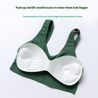 Thread Large U Beauty Back Exercise Underwear Seamless Wrapped Chest Gathered Wireless Bra