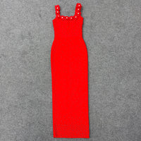 Floral Beaded Elegant Womens Bandage Dress