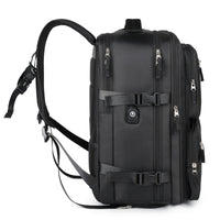 Mens Large-Capacity Business Backpack With Dry-Wet Separation Compartments