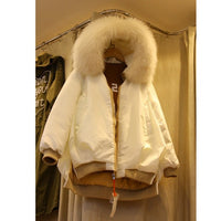 White duck down jacket