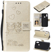 Owl embossed phone case