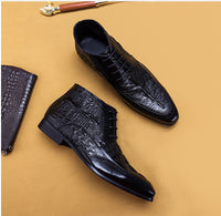 First layer cowhide men's Martin boots