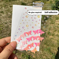 Comes With Sticky Pearl Stick-on Crystals Transparent Photo Shoot