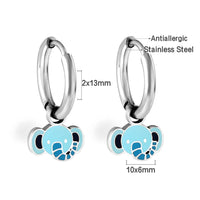 Niche Design Drop Oil Earrings
