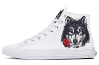 High Top Canvas Shoes For Printing Lovers