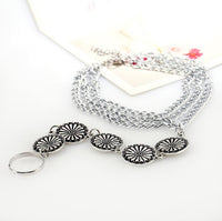 European and American fashion personality retro carved three layer even exaggerated fringed Anklets toe foot ornaments
