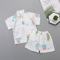 Newborn Gauze Air-Conditioned Pajamas