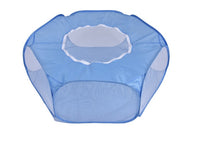 Folding pet fence