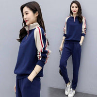 Women's Casual Sportswear Set For Spring And Autumn