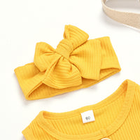 Featured button baby climbing suit