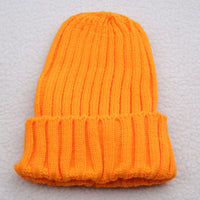 Lovers knitted hat candy color