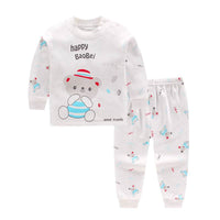Pure cotton two-piece suit for boys and girls