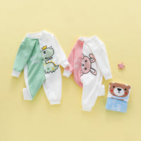 Spring And Autumn Combed Cotton Baby One-piece Long Sleeve