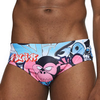 Men's briefs competition swimming trunks