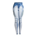Stretch thin women's denim pencil pants