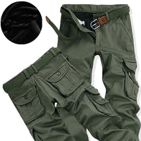 Plush padded multi-pocket overalls