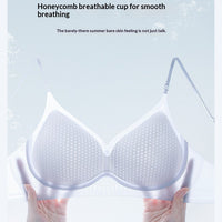 W-shaped Jelly Gel Soft Support Cool-Feel Bra