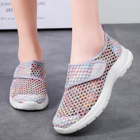 Summer Outdoor Mesh Slip-on Walking Shoes Breathable Casual Footwear