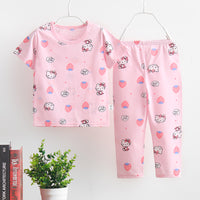 Thin Home Service Suit Short Sleeve Trousers Combination