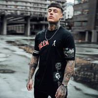 Men's t-shirt short sleeve men loose