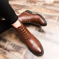 British Retro Casual Fashion Plus Size Men's Shoes